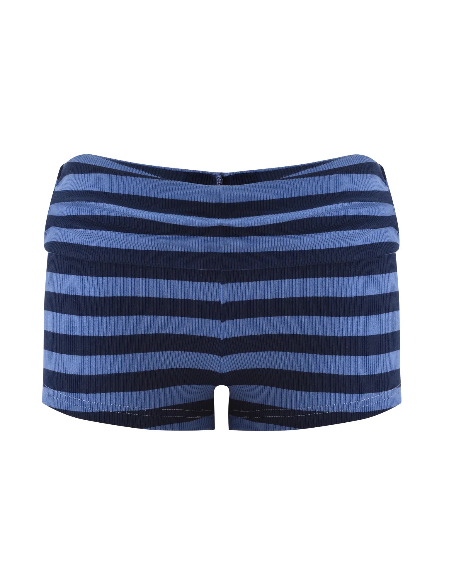 CERYS RIB SHORT - BLUE NAVY STRIPE